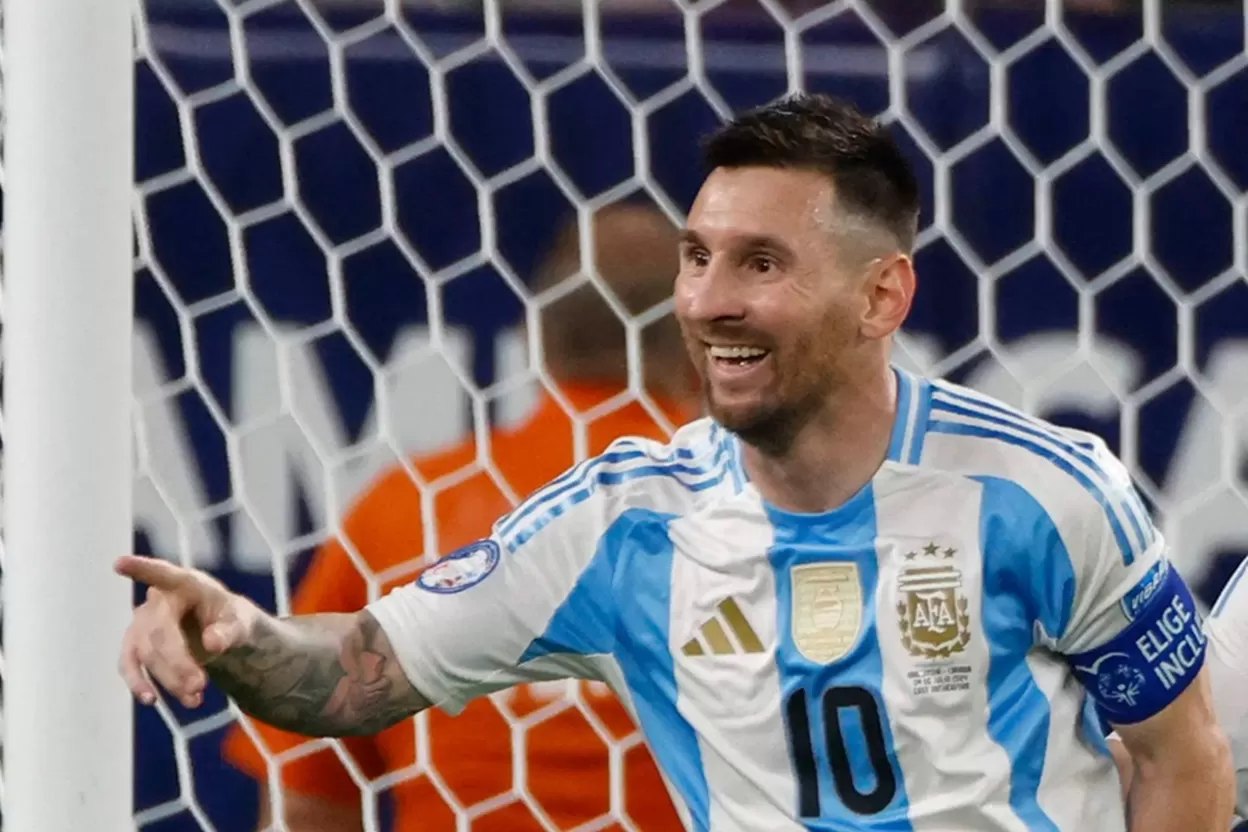 Lionel Messi selalu mencetak gol dalam enam edisi Copa America secara beruntun. (copaamerica)