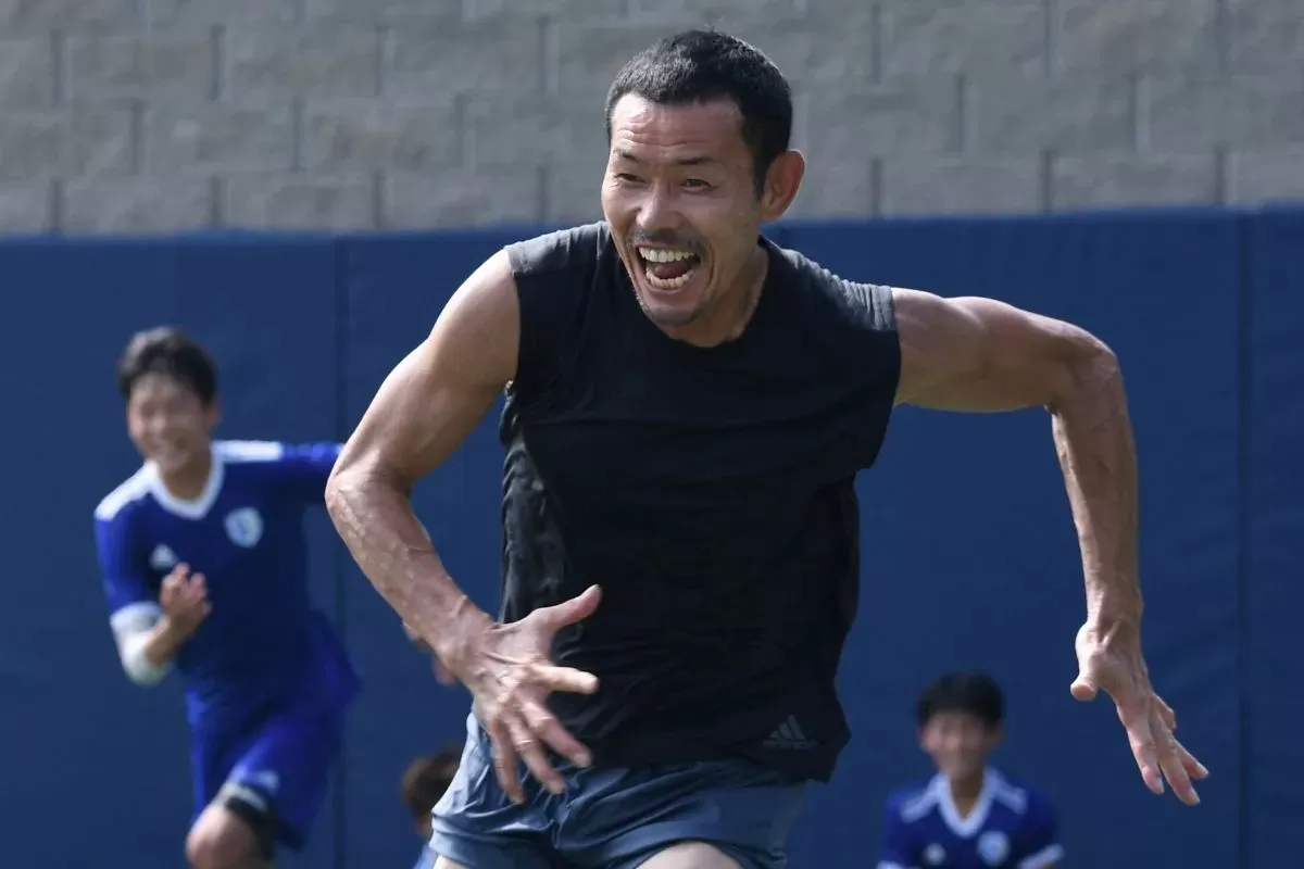 Son Woong-jung, ayah dari striker Tottenham Hotspur Son Heung-min. ANTARA/AFP/JUNG YEON-JE 